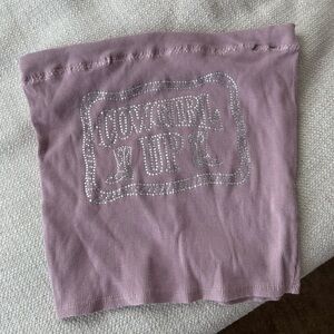 “Cowgirl Up” Rhinestone Tube Top